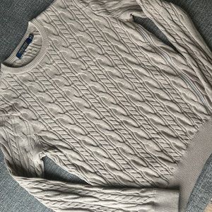 Ralph Lauren Polo Cable Knit Sweater, Size Medium